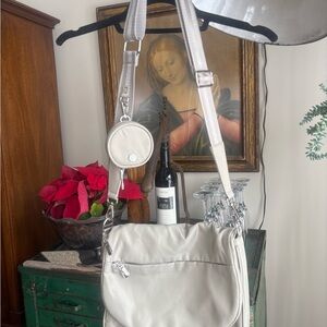 Light Green Crossbody Bag with Coin Pouch
